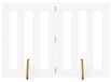 Syfax Opvouwbaar huisdierhek 2 st 100,5 x 38 x 70 cm