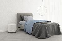 B-CL-TC-1PM-18-azzu TRENDY CHIC B-CL-TC-1PM-18-azzu Beddengoedset van 100% katoen, Frans bed, lichtblauw