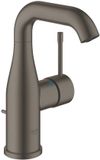 Grohe Professional Grohe Essence wastafelmengkraan M-size met waste en hoge uitloop hard graphite geborsteld