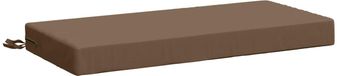 vidaXL Bankkussen SOEST 100% Polyester Taupe 60 x 40 x 8 cm