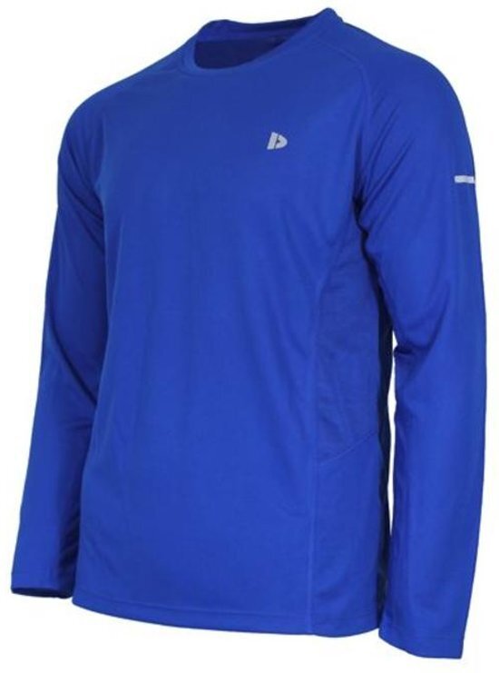 Donnay T-shirt lange mouw Multi sport - Sportshirt - Heren - Maat S - Cobalt