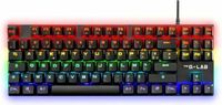 The G-Lab Keyz Mercury Gaming Keyboard AZERTY Français Noir