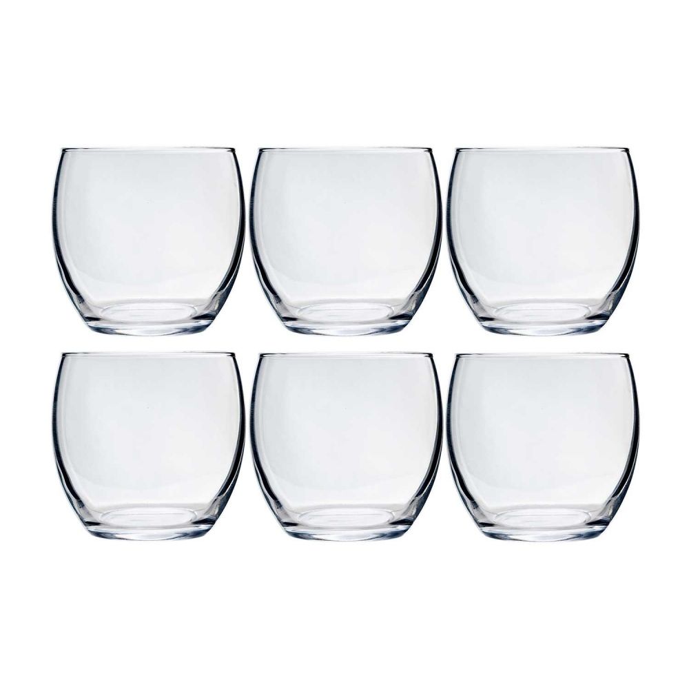 Cosy & Trendy 1347 Koffieglazen - 340 ml - Set van 6 - Transparant