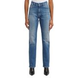 G-Star Iggie Straight Wmn Dames Jeans Faded Antalya Blue Katoen/Elastaan Maat 25/32