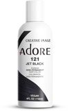 Adore Semi permanente haarkleur, 121 Jet Black, 4 Fl Oz