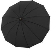 doppler Paraplu Nature Long Bamboo Uni Black Zwart