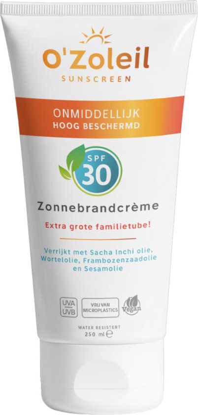 O'Zoleil Zonnebrandcrème Familieverpakking SPF 30 250 ml