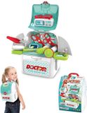 Halay Set de docteur pour enfants - Sac à dos d'infirmière - Mallette de chirurgie