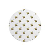 Questo Casa Ronde Digitally Printed Mouse Pad, Non-Slip Base, for Office and Home, Diameter: 22 cm