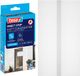 tesa INSECT STOP H&L Fly Screen pour portes - moustiquaire pour porte avec velcro, sans perçage, blanc - 2x 65 x 220 cm