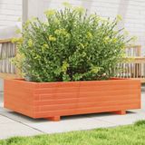 Maison Exclusive - Jardinière brun ciré 90x60x26,5 cm Bois massif de pin