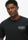 Superdry Work Tab T-shirt met losse pasvorm Heren Zwart M