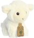 Aurora Pluche schaap/lammetje 13 cm - Knuffeldier boerderij speelgoed