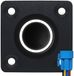 ProRide Interrupteur à pression métallique Panneau encastrable 220V ON-OFF - 22mm - avec câble de connexion - Indicateur LED Blanc