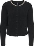 ONLY ONLVIVA LS O-NECK BLING CARDI EX KNT Cardigan Dames L Zwart