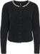 ONLY ONLVIVA LS O-NECK BLING CARDI EX KNT Cardigan Dames L Zwart