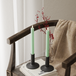 Deluxe Homeart Menthe LED Bougie chandelier 2 pcs, Ø 2 x 24 cm