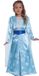 Fiestas Guirca Robe de princesse des glaces Filles Bleu Taille 5-6 Ans