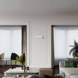 Euluna wandlamp 2 lichtpunten metaal wit mat G9