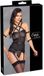 Cottelli Collection Jarretel Bandjes Body met Bondage Boeien - Zwart - Maat SMALL