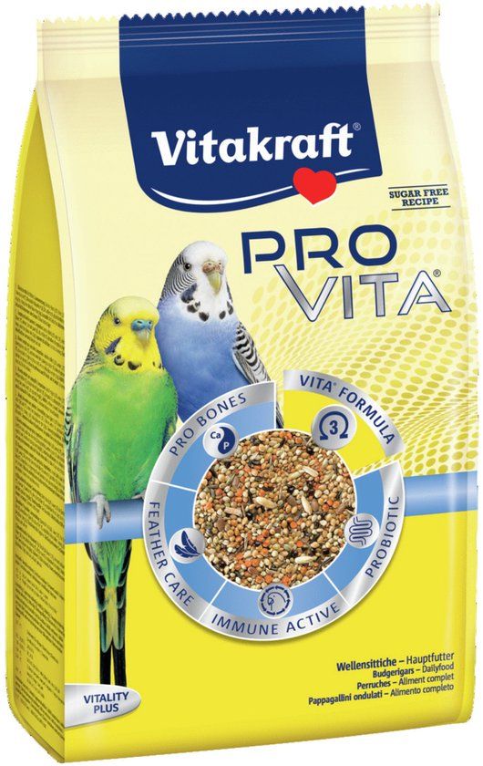 Vitakraft Pro Vita Parkiet - Vogelvoer - 800 g