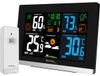 Merkloos Techno Line WS 6462 weerstation, hoogglanz zwart