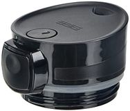 SIGG Miracle Mug Top, zwart, reserveonderdeel voor Miracle koffiebeker-to-go-beker (0,47 l), reservedeksel voor SIGG thermosbeker, 1 stuk (1 stuk)