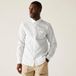 Regatta LoranLSShirt Heren Casual Overhemd Lange Mouw Linnen Katoen Wit S