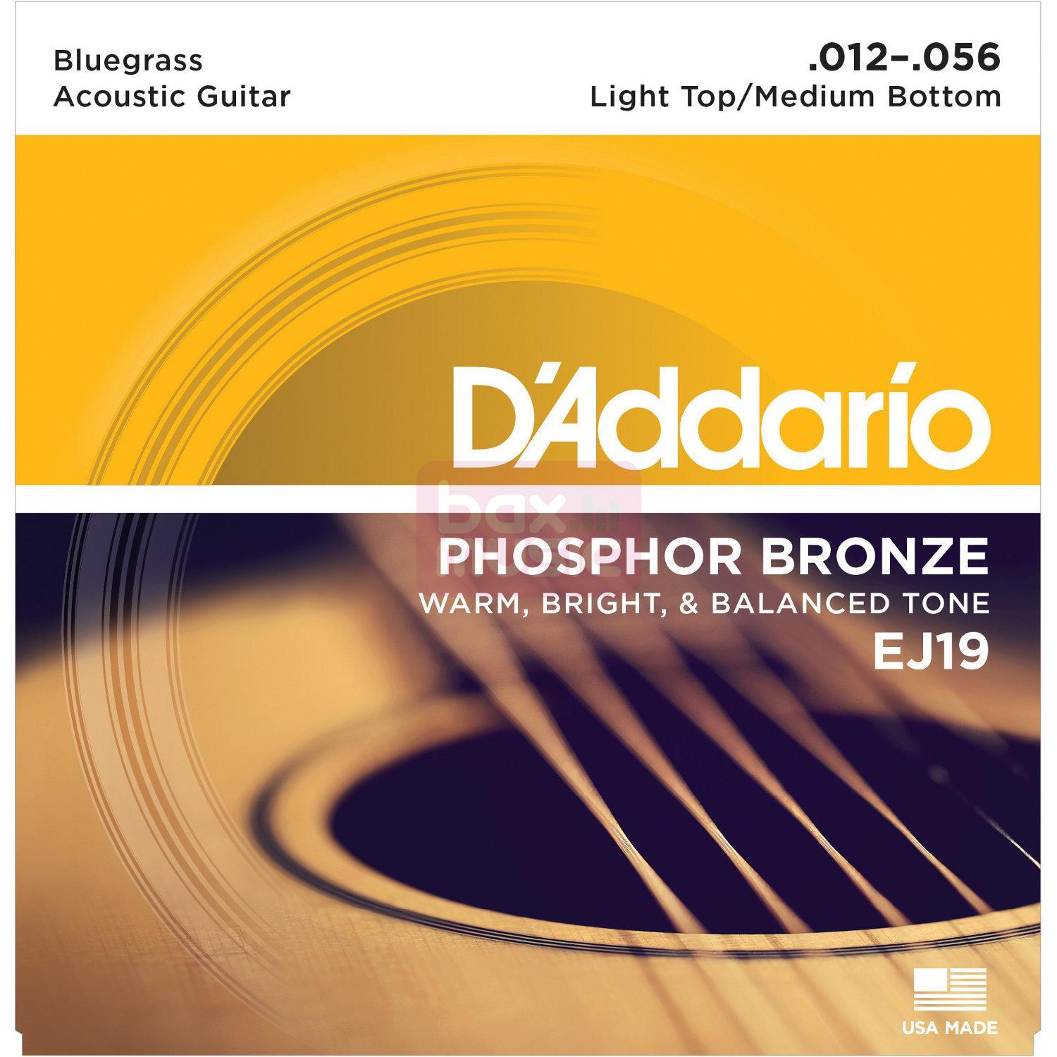 D'ADDARIO Daddario EJ19 snarenset voor akoestische western gitaar