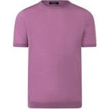 MAERZ Muenchen MAERZ Merino Air Modern Fit korte-mouwen trui Bevroren druif, Effen