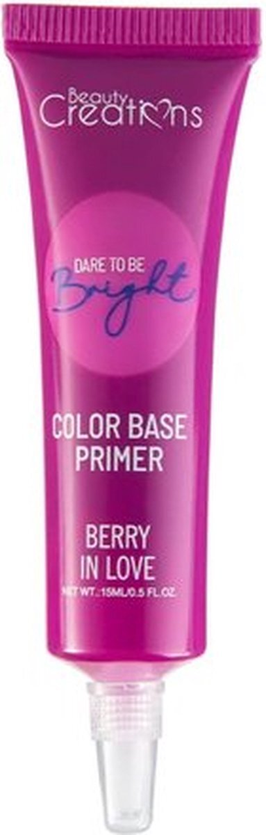 Beauty Creations - Dare To Be Bright - Color Base Primer - Oogschaduw Primer - EB09 - Berry In Love - Paars - 15 ml