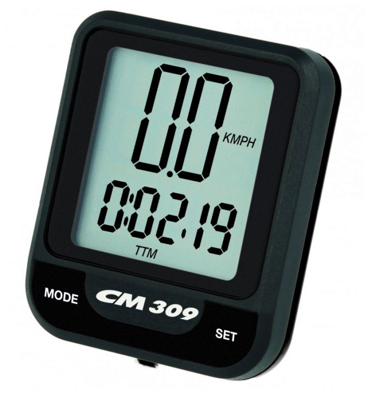 Ciclosport CM 309 draadloze fietscomputer zwart