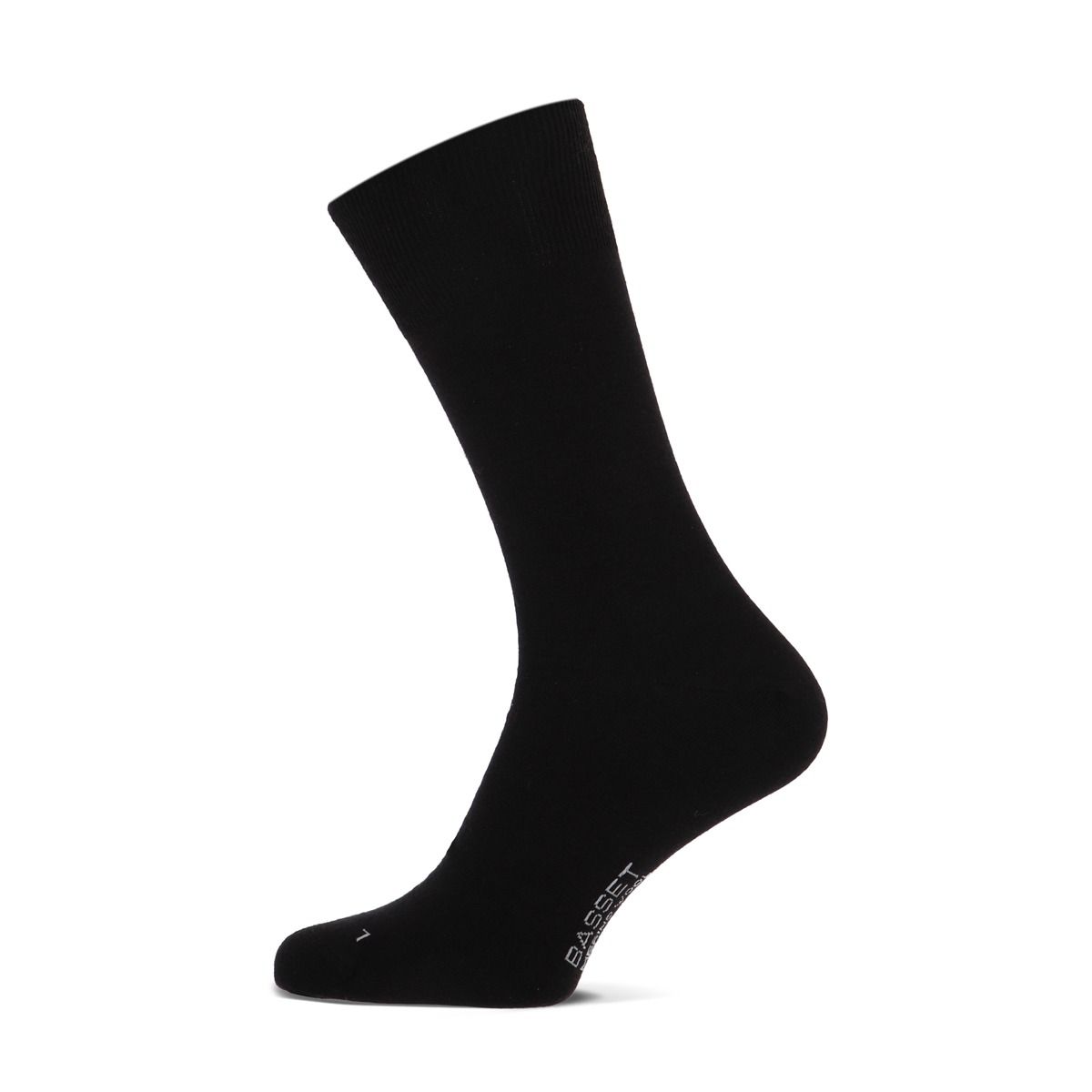 Basset Casual Merino Wol Sokken Zwart Maat 39/42
