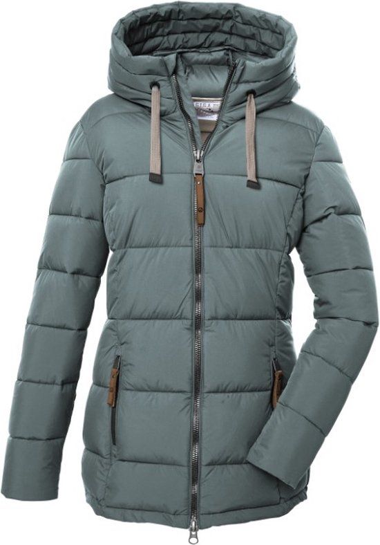 G.I.G.A. DX Killtec Dames Winterjas - Padded Winterjas - Aquaverde - Maat 38 - 39835 - Herfst/Winter 2023