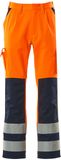 Mascot Safe Compete Broek met kniezakken 07179-860 - hi-vis oranje/marine - C66 - 76
