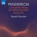 Outhere Naxos Tippett Quartet - Penderecki: Complete Music For String Quartet - String Trio (CD)