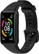 Strap-it Honor Band 6 siliconen bandje - zwart