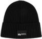 Karl Lagerfeld Jeans Turned Up Beanie Zwart