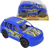 B&G Blauer SUV Spielzeug Auto mit Rückzug
