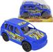 B&G Blauer SUV Spielzeug Auto mit Rückzug