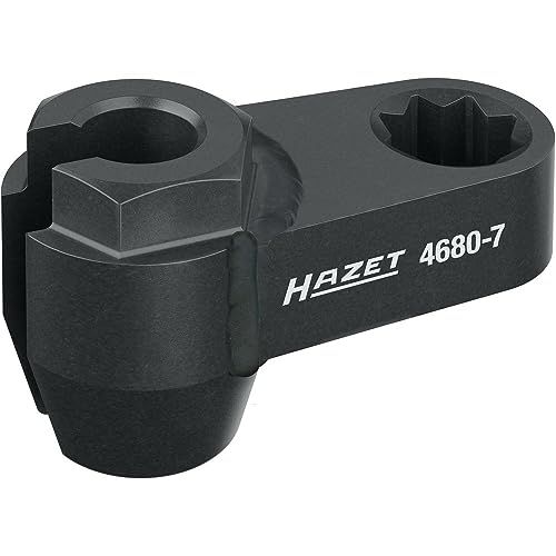 HAZET 4680-7 Inzetstuk uitlaatgassonde, 1/2" dubbel vierkantaandrijving, 14 mm sleutel