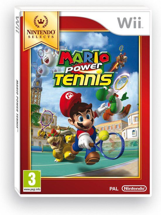Nintendo Wii - Mario Power Tennis - Nintendo Selects