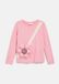 s.Oliver T-shirt voor kinderen, maat 92/98, roze, korte mouw, ronde hals, katoen