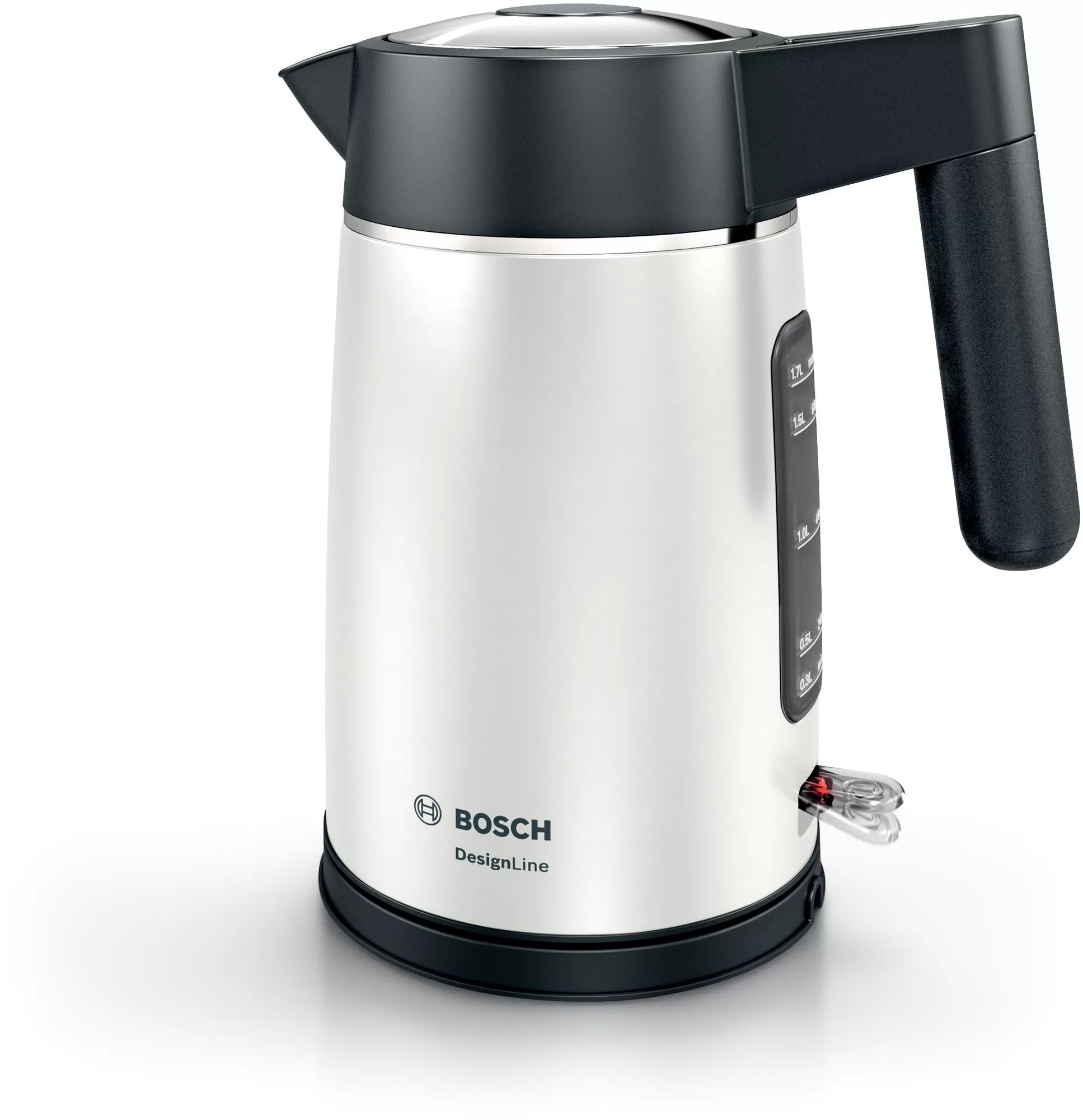 Bosch DesignLine Waterkoker - 1.7L - 2400W - Zwart/Zilver