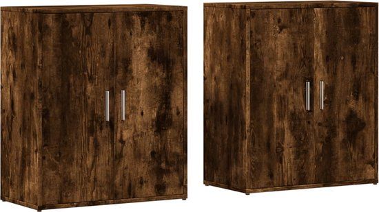 VidaXL Dressoir Rookhout Hout 600 mm x 310 mm x 700 mm