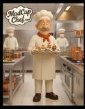 Mad Cap Chef : Livre 1 : Un livre de coloriage amusant pour la cuisine pour enfants et adultes
