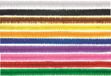 Glorex Hobby Chenilledraad - 20x - regenboog mix - 50 cm - hobby/knutsel materialen