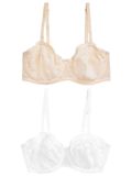 Next - Dames - 2 Strapless DD+ Beha's zonder vulling - Huidkleur