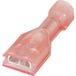 TE Connectivity 2-520194-2 Connecteur femelle Largeur d'insertion : 4,8 mm Épaisseur d'insertion : 0,8 mm 180 ° Entièrement isolé Rouge 1 pièce(s)