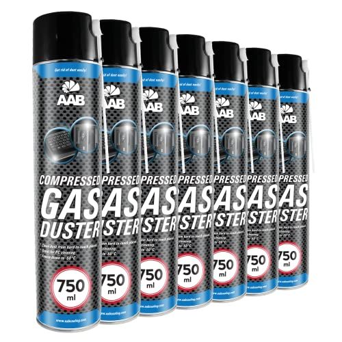 AABCOOLING 7 x AAB Compressed Gas Duster 750ml